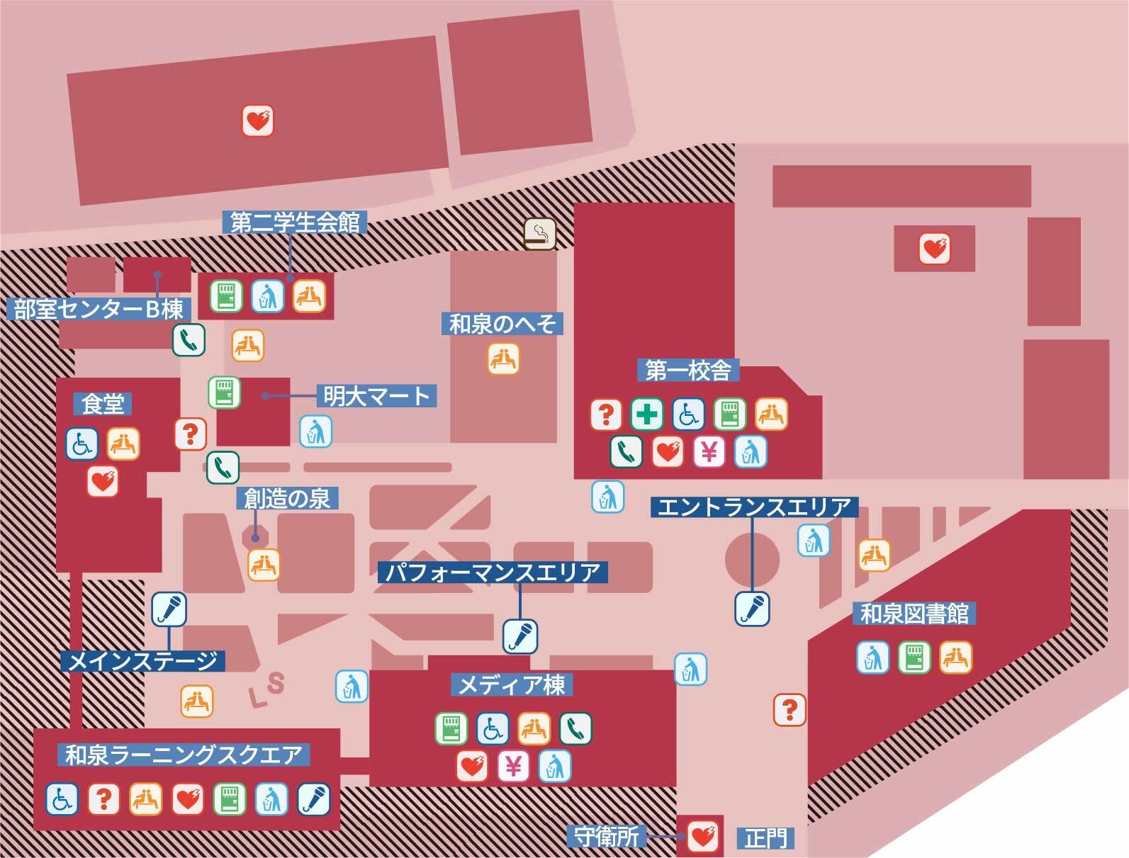 キャンパスマップ