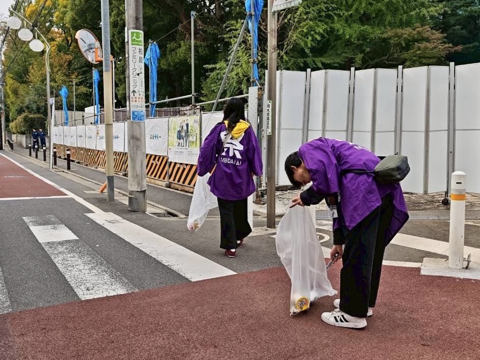 明大前クリーンウォーク活動